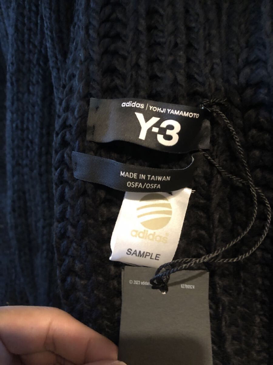  福岡 Y-3 ワイスリー adidas アディダス ヨウジヤマモト マフラー スカーフ フリンジ ニット ブラック OSFA FK その他 アクセサリー