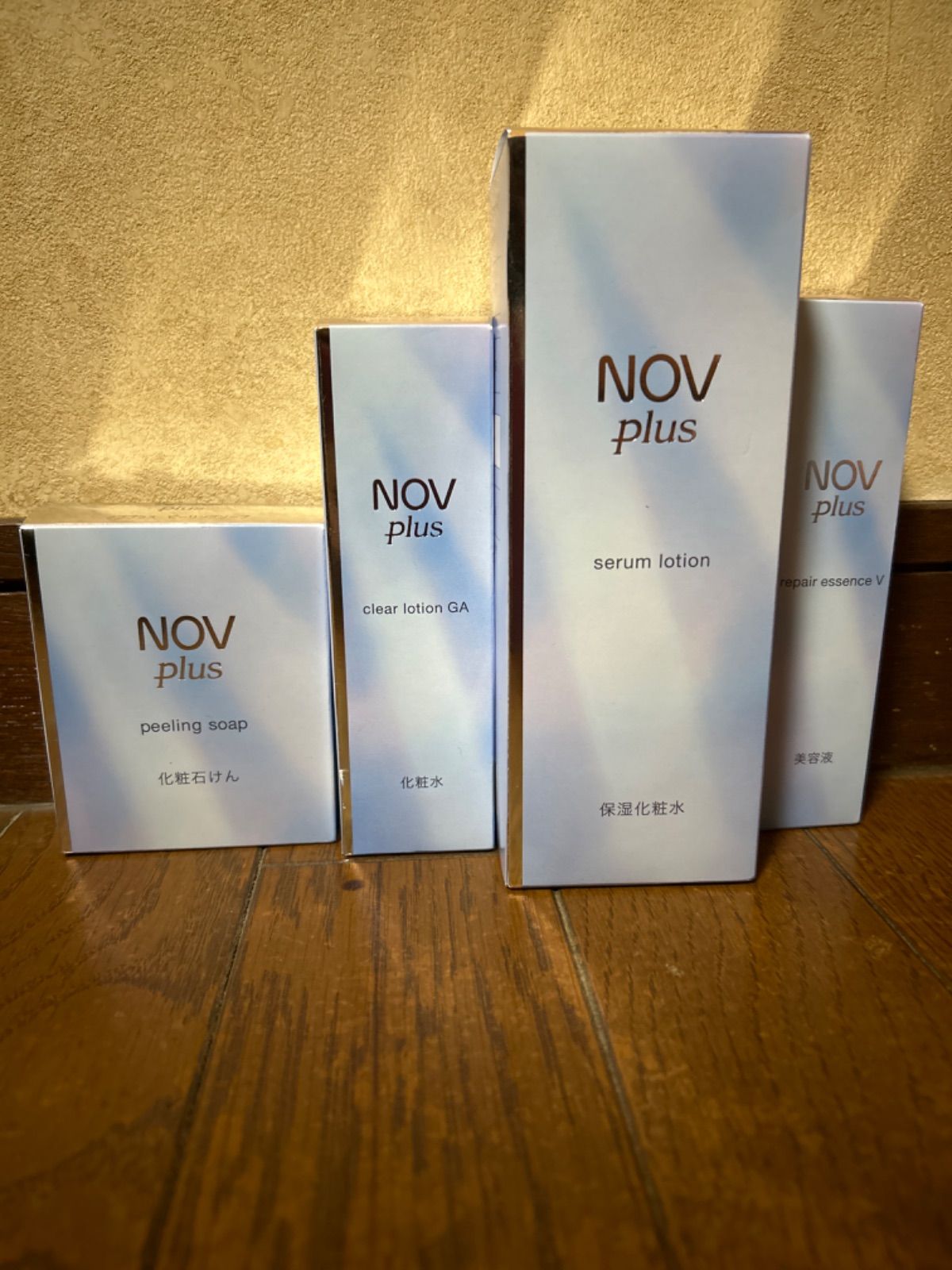 NOV plus 化粧水・ローション・石鹸セット より高い美容効果を目指し皮膚科学研究から生まれたスキンケア