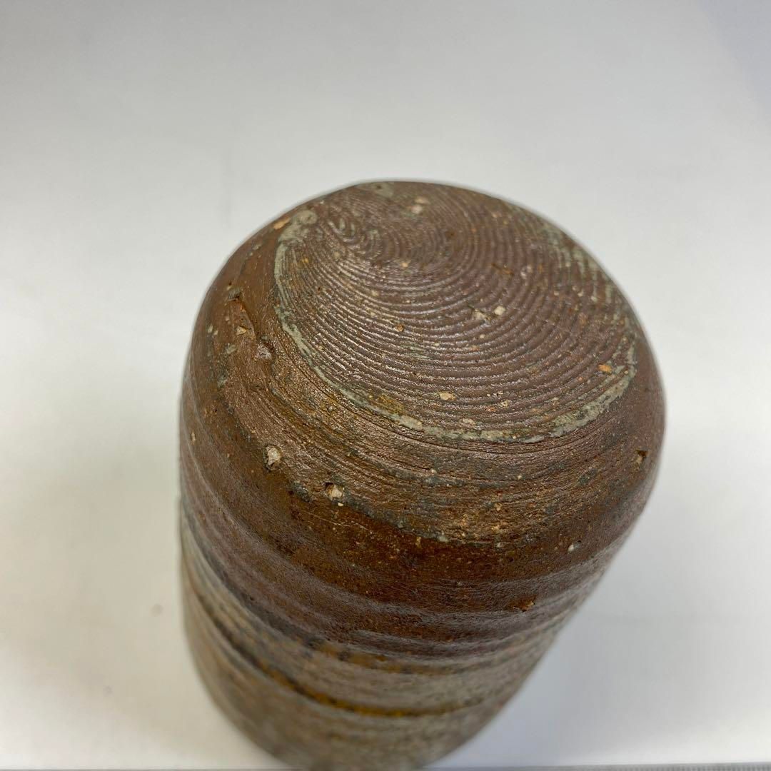 茶3 石田陶春 丹波茶入 替仕服付 共箱 タカチ 高さ約10㎝ WWW_IBETON_RU