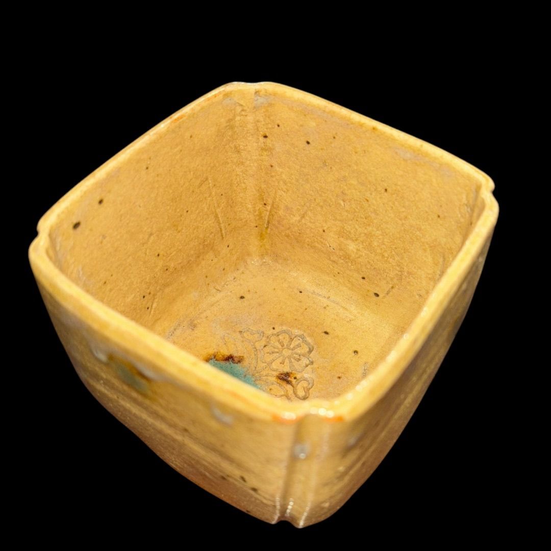 瀬戸焼　加藤景正二十五世作介 作　古瀬戸写　小皿　十客　共箱　無傷。 瀬戸焼 加藤景正二十五世作介 作 古瀬戸写 小皿 十客 共箱 無傷