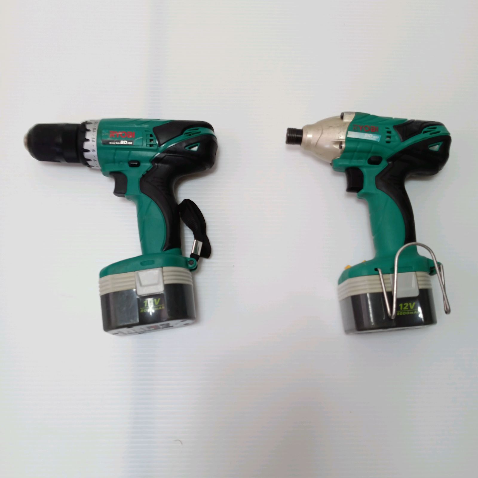 即決あり！RYOBI　リョービ　ドリルドライバー　BID-1227　中古品 RYOBI充電式ドライバドリルBD-126充電式インパクトドライバBID-1227