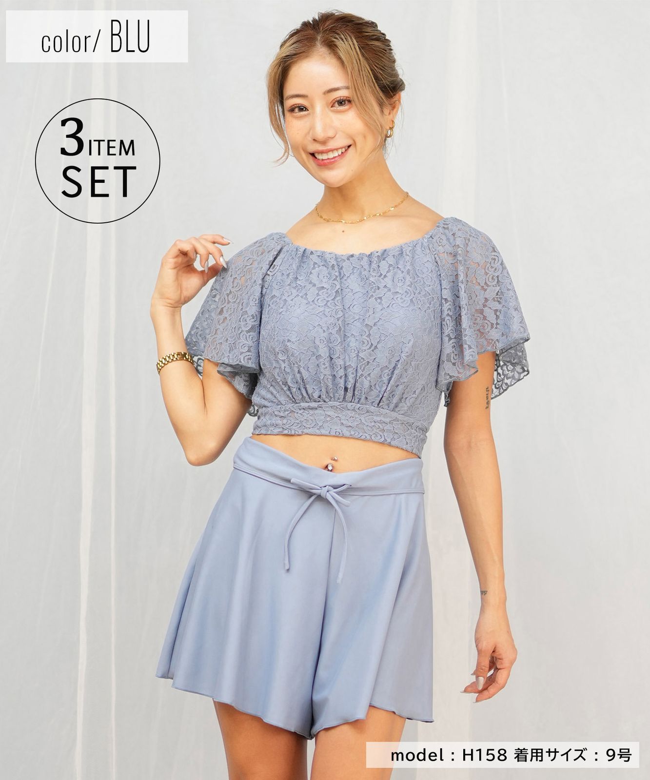 水色シャネル水着 CHANEL シャネル スイムウェア 水着 ビキニ 36 ピンク×ブラック
