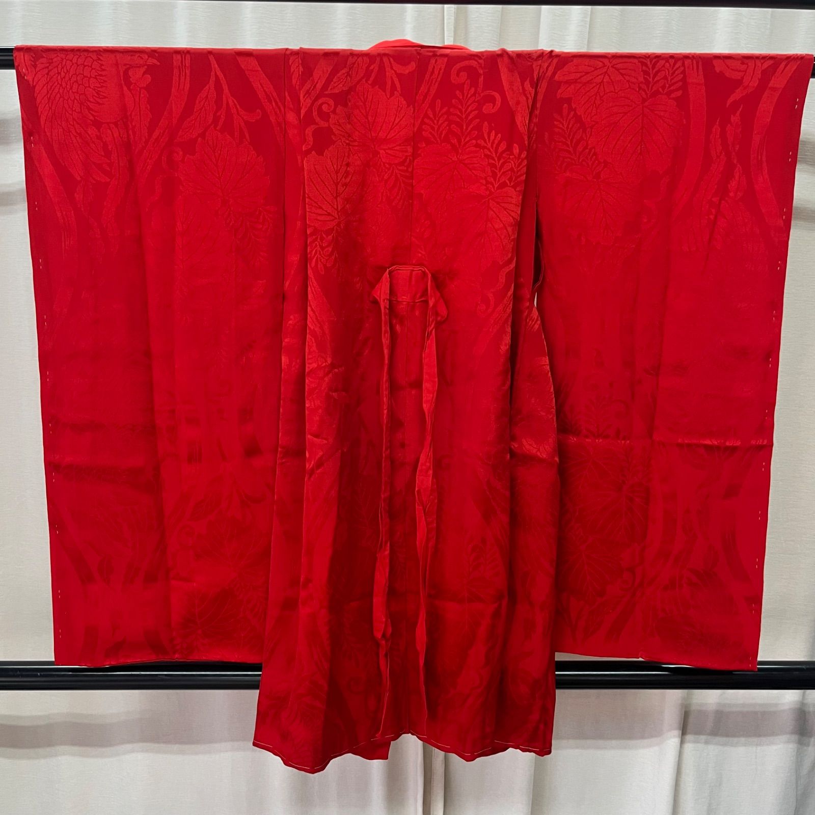  七五三 7歳女の子 着物 四つ身 紫 パープル 長襦袢 帯セット 帯揚げ帯締め付き ビンテージ きもの猫田 T 374 着物 着物ドレス 着物 浴衣 和小物