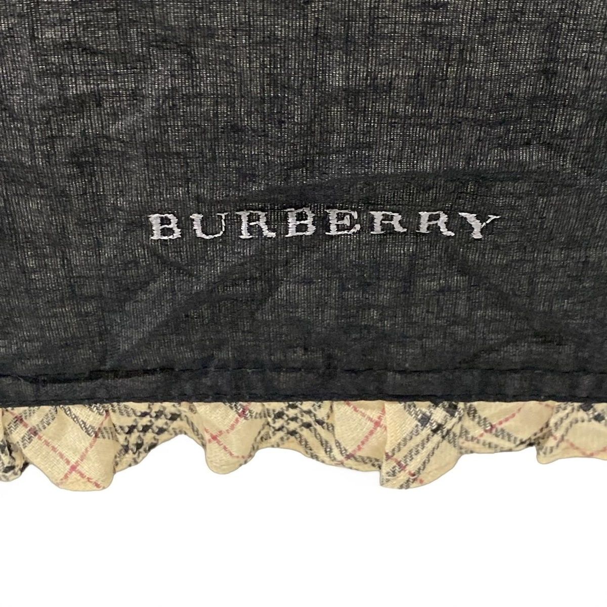 BURBERRY/Burberry(バーバリー) 日傘 - 黒×ベージュ×レッド