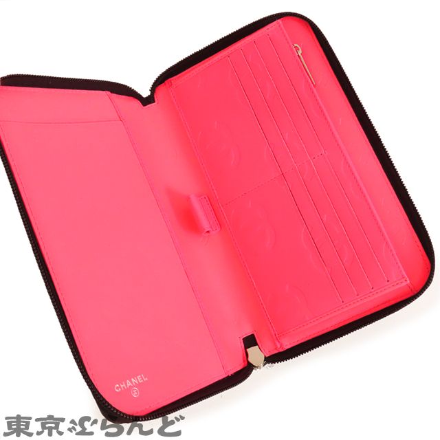 小物 CHANEL A26710 CHANEL A26710 Cambon Line organizer Zip Around Long Wallet