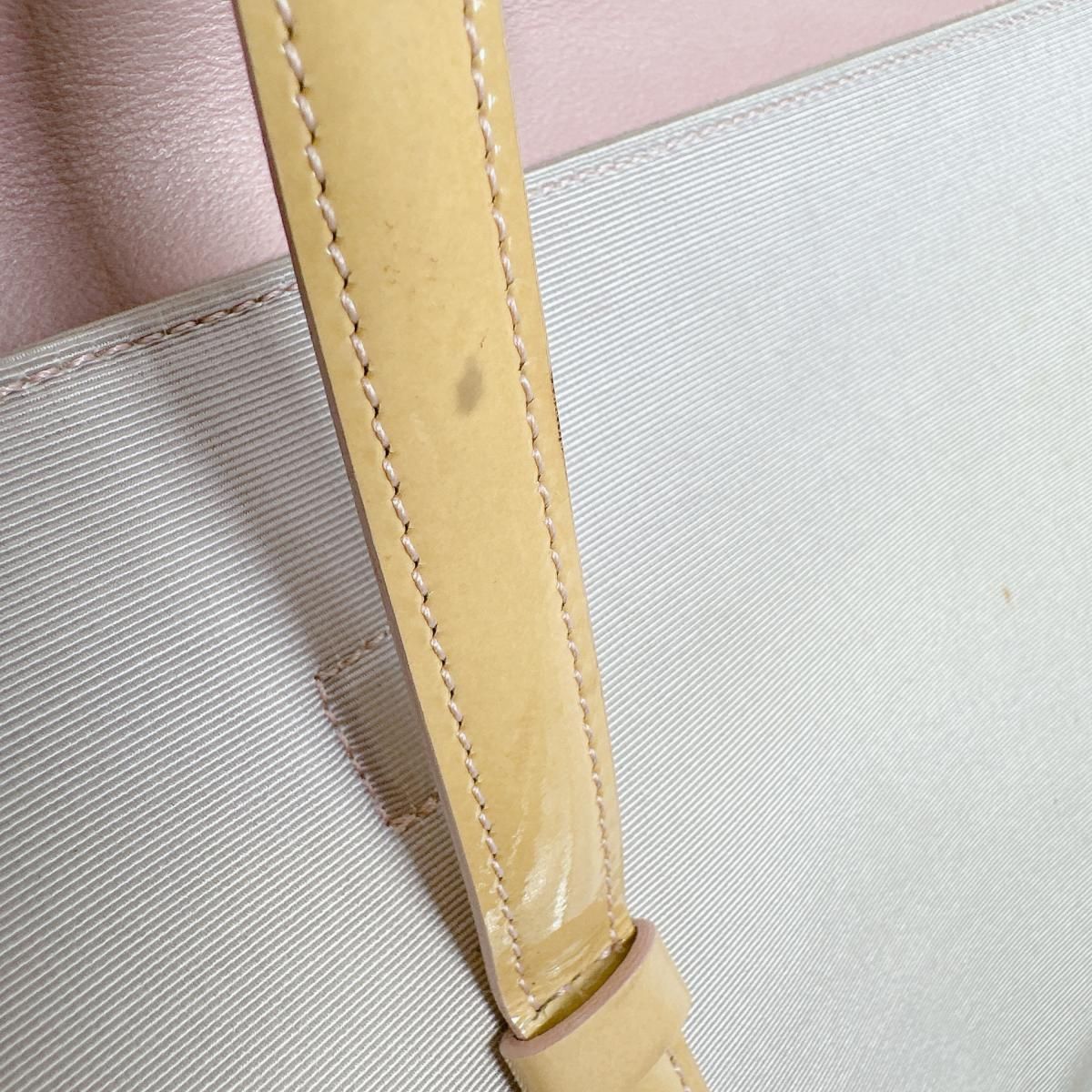 Cartier カボション　ベージュ　ハンドバッグ 美品】Cartier カルティエ カボションライン ハンドバッグ ベージュ