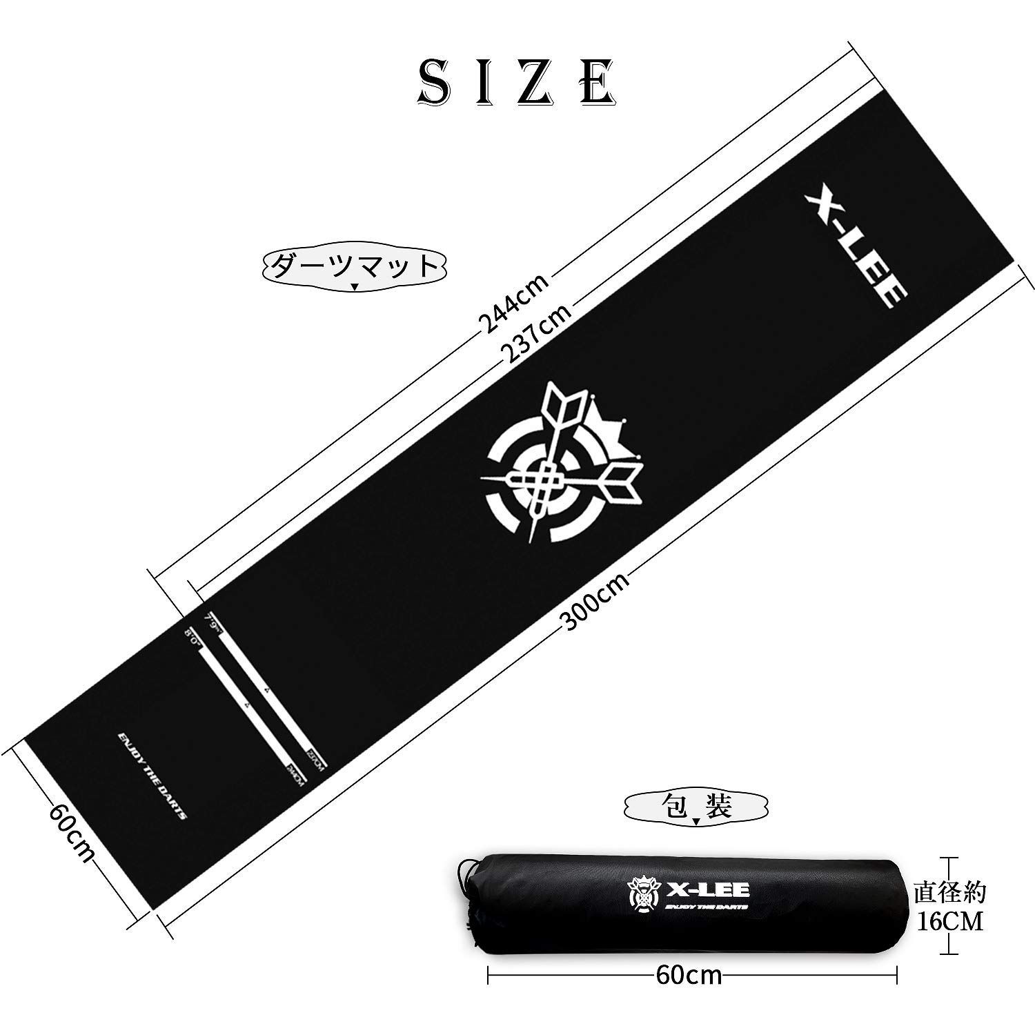 スローマット ダーツマット スローライン X-LEE WWW_NOITHATQUANGTHANH_NET