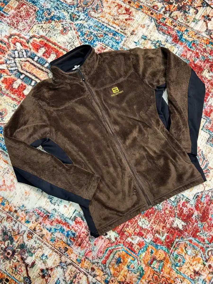 XL SALOMON(サロモン) 茶色 フリース ジャケット