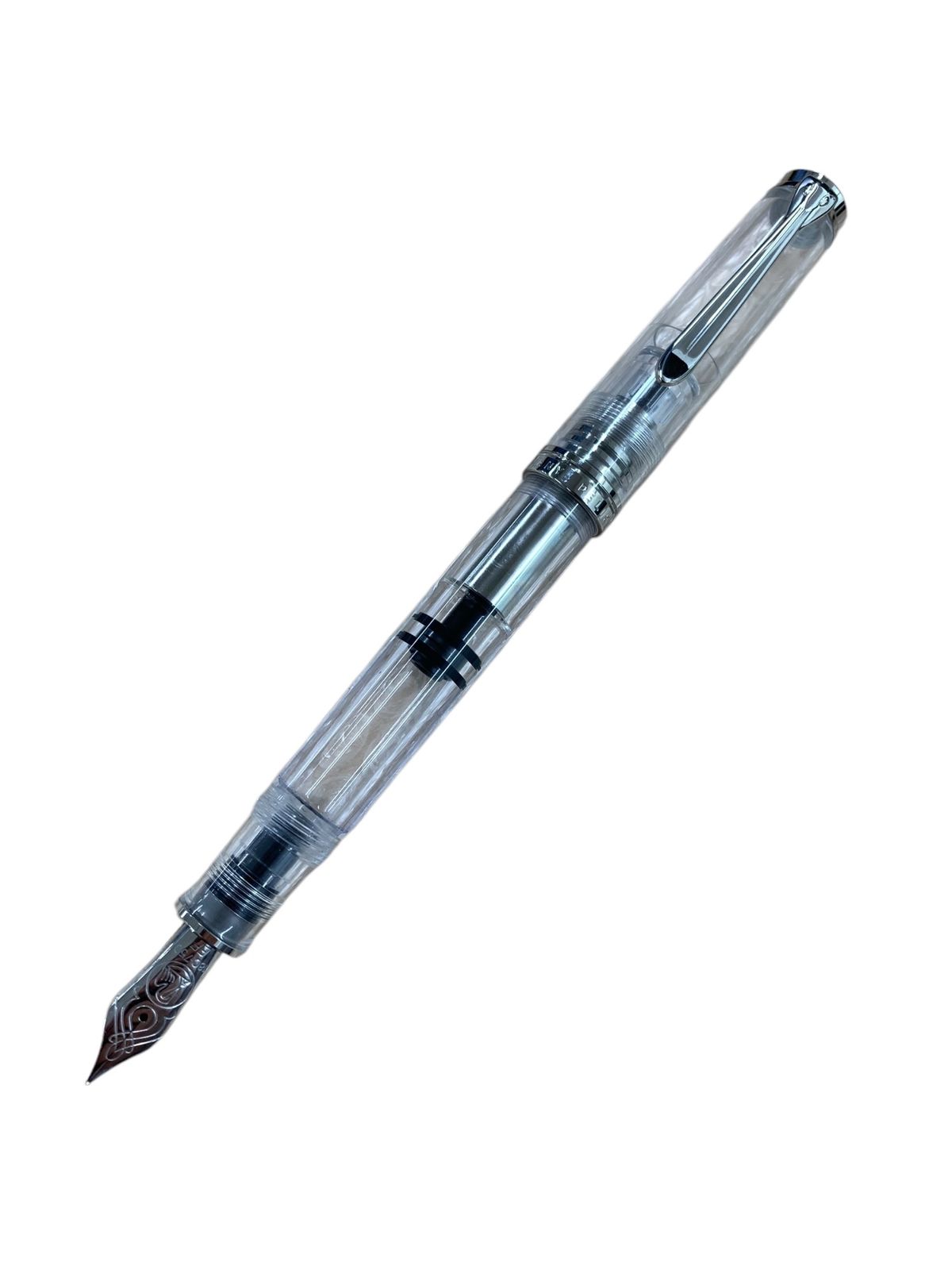 ペリカン スーベレーン M805 デモンストレーター 万年筆 透明 18C IT4YO4LE80TS