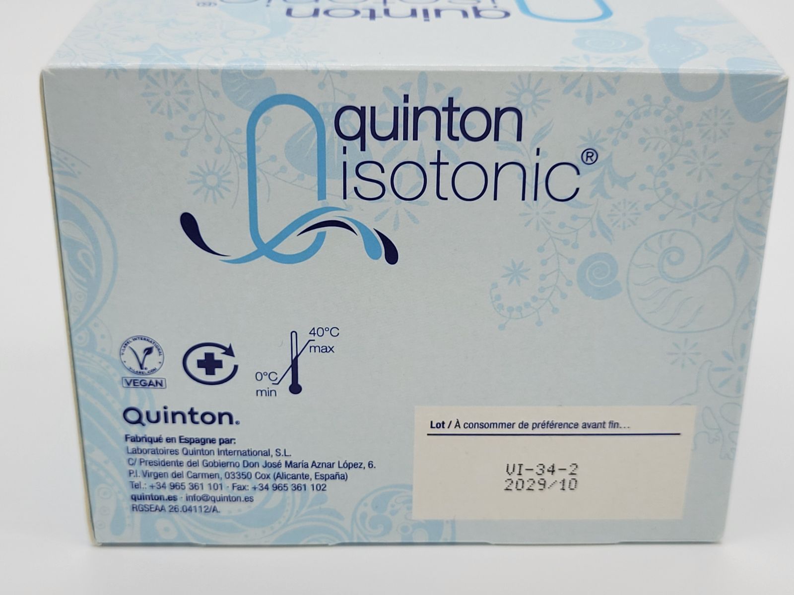 キントン水　アイソトニック　2箱　新品 QUINTON]キントン・アイソトニック(ミネラルウォーター