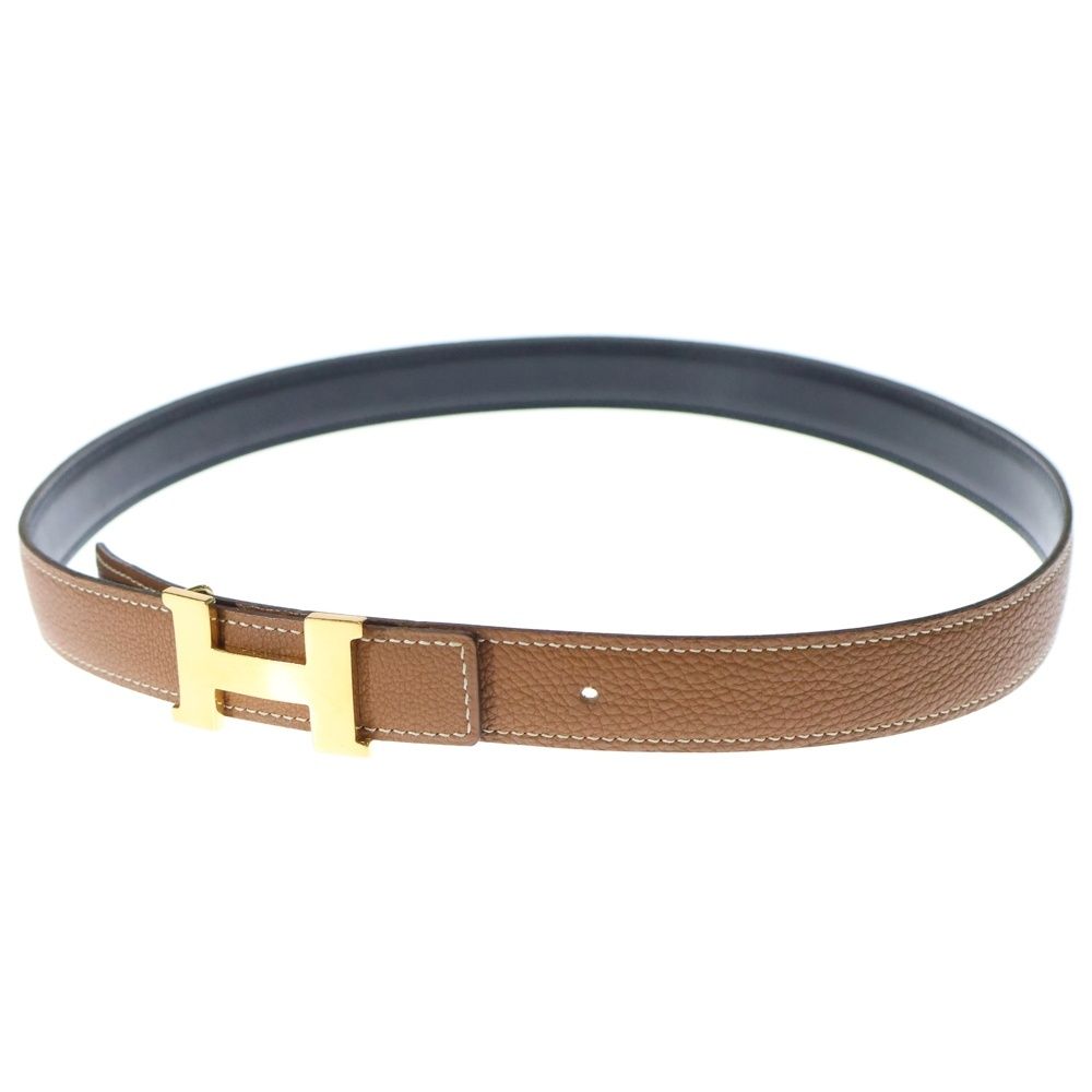 HERMES (エルメス) コンスタンス ベルト リバーシブル ブラック