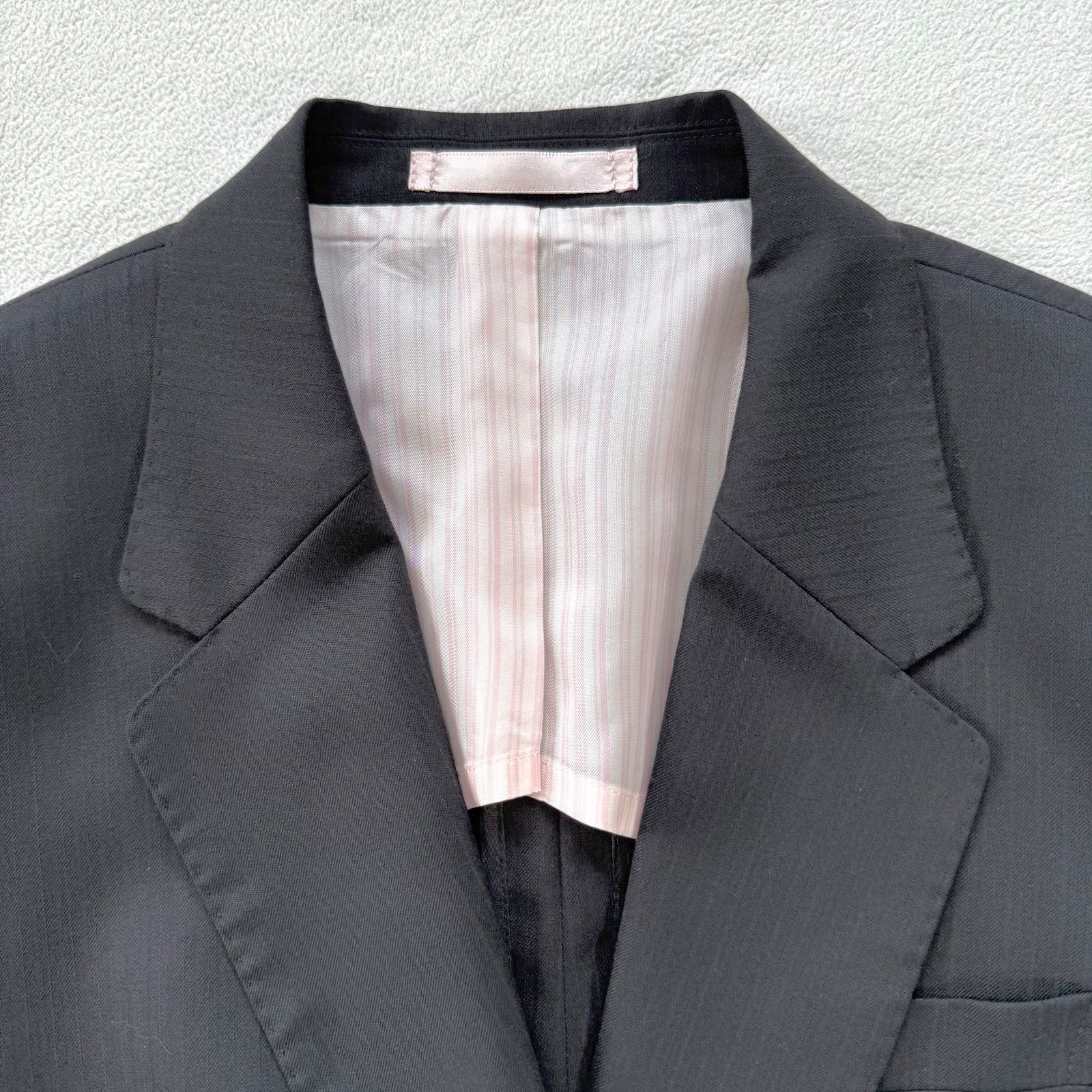 極美品・13号✨レミュー ストライプ スカート スーツ セットアップ