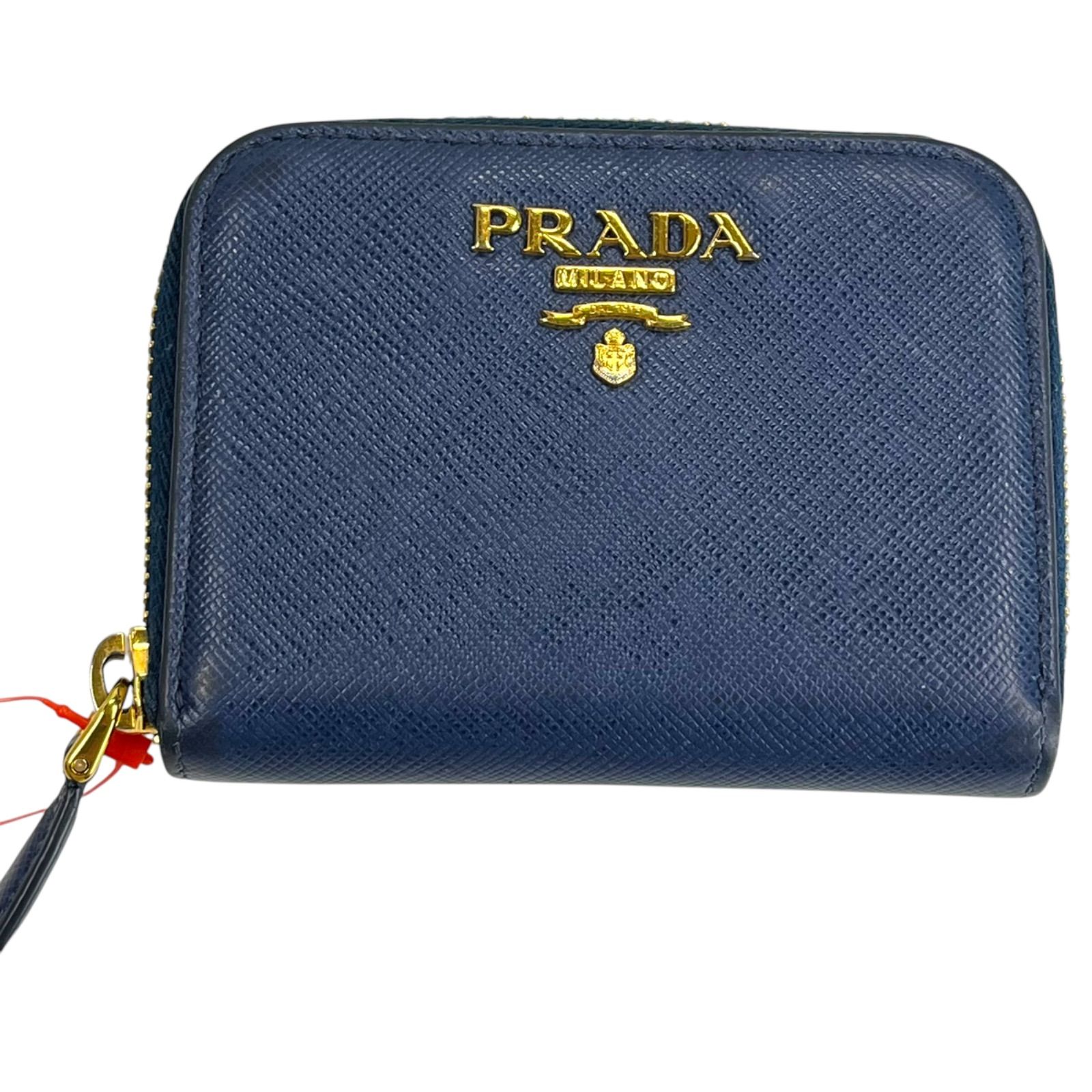 ○プラダ PRADA サフィアーノレザー コインケース 小銭入れ 財布