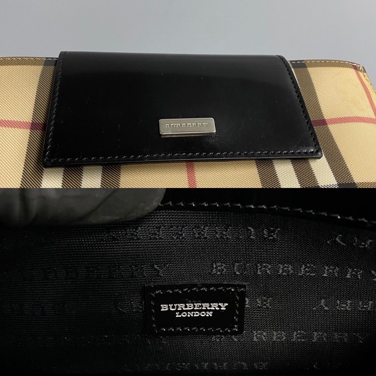 Burberrys チェック柄×本革 手袋 ヴィンテージ Burberrys チェック柄×本革 手袋 ヴィンテージ