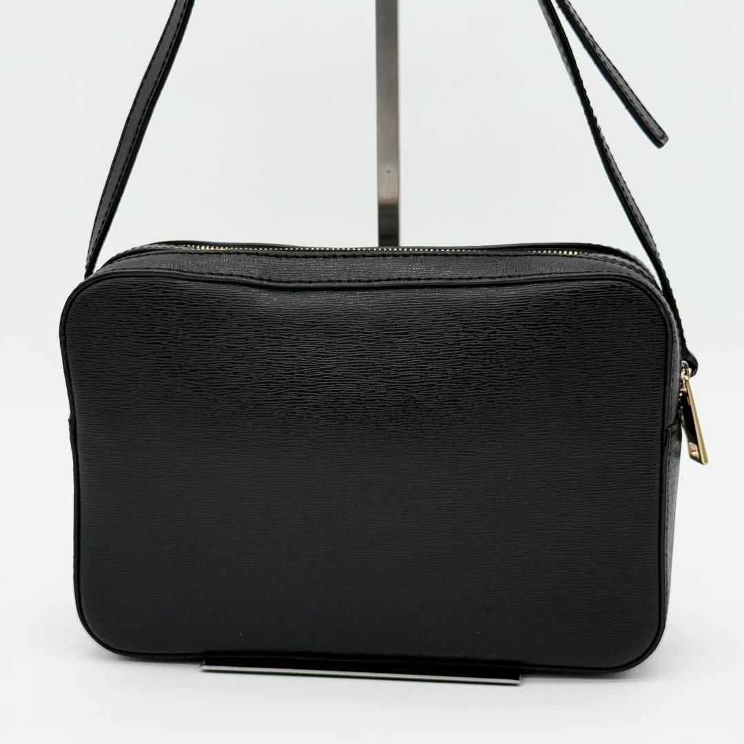 【極美品】FURLA LILLI カメラバッグ ショルダーバッグ シンプル 極美品】FURLA LILLI カメラバッグ ショルダーバッグ ブラック