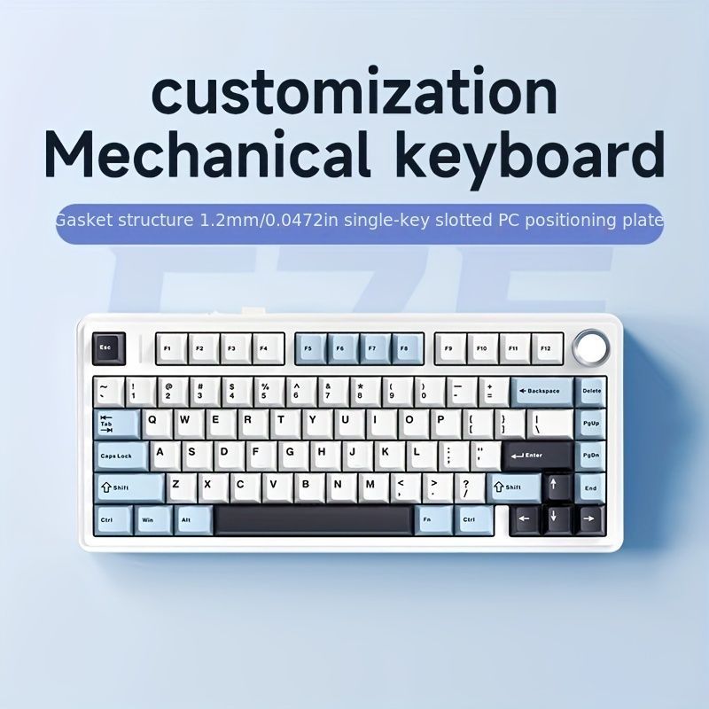 AULA F75 メカニカルキーボード、ワイヤレス/有線、RGBバックライト、カスタマイズ可能、オフィス＆ゲーミング