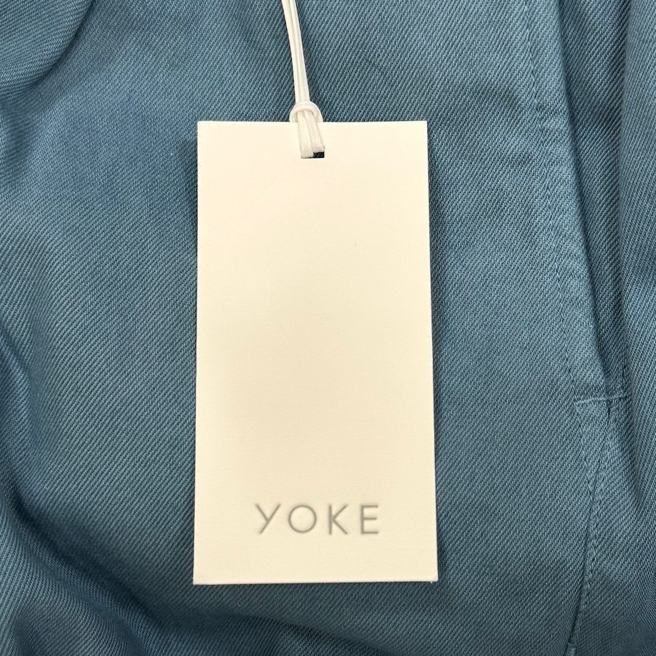定価38500円 新品 YOKE 23SS BELTED WIDE-LEGGED DENIM TROUSERS 