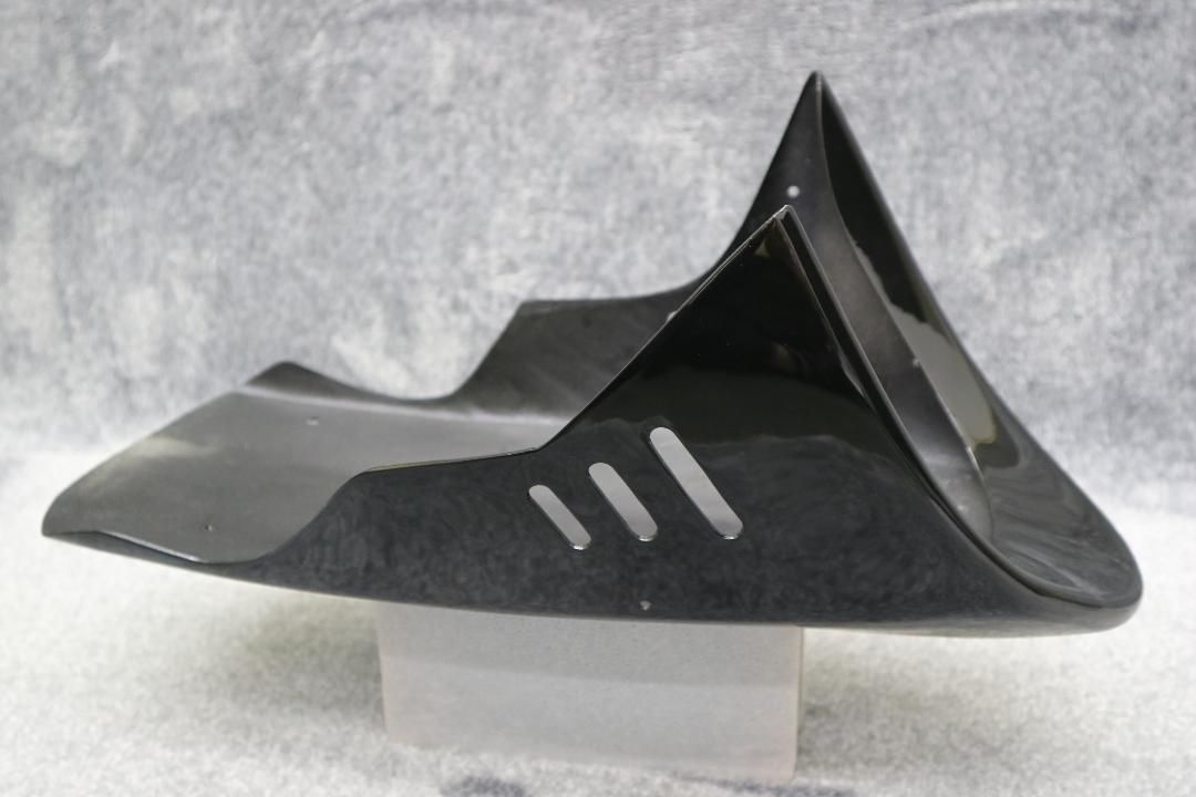 汎用 小型 アンダーカウル 黒 ABS製 汎用ステー 付き