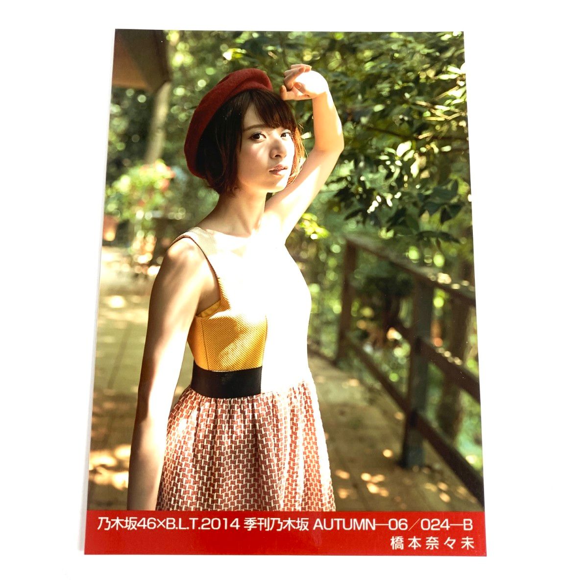 乃木坂46 橋本奈々未 生写真 B.L.T.2014 季刊乃木坂 AUTUMN-06 3枚