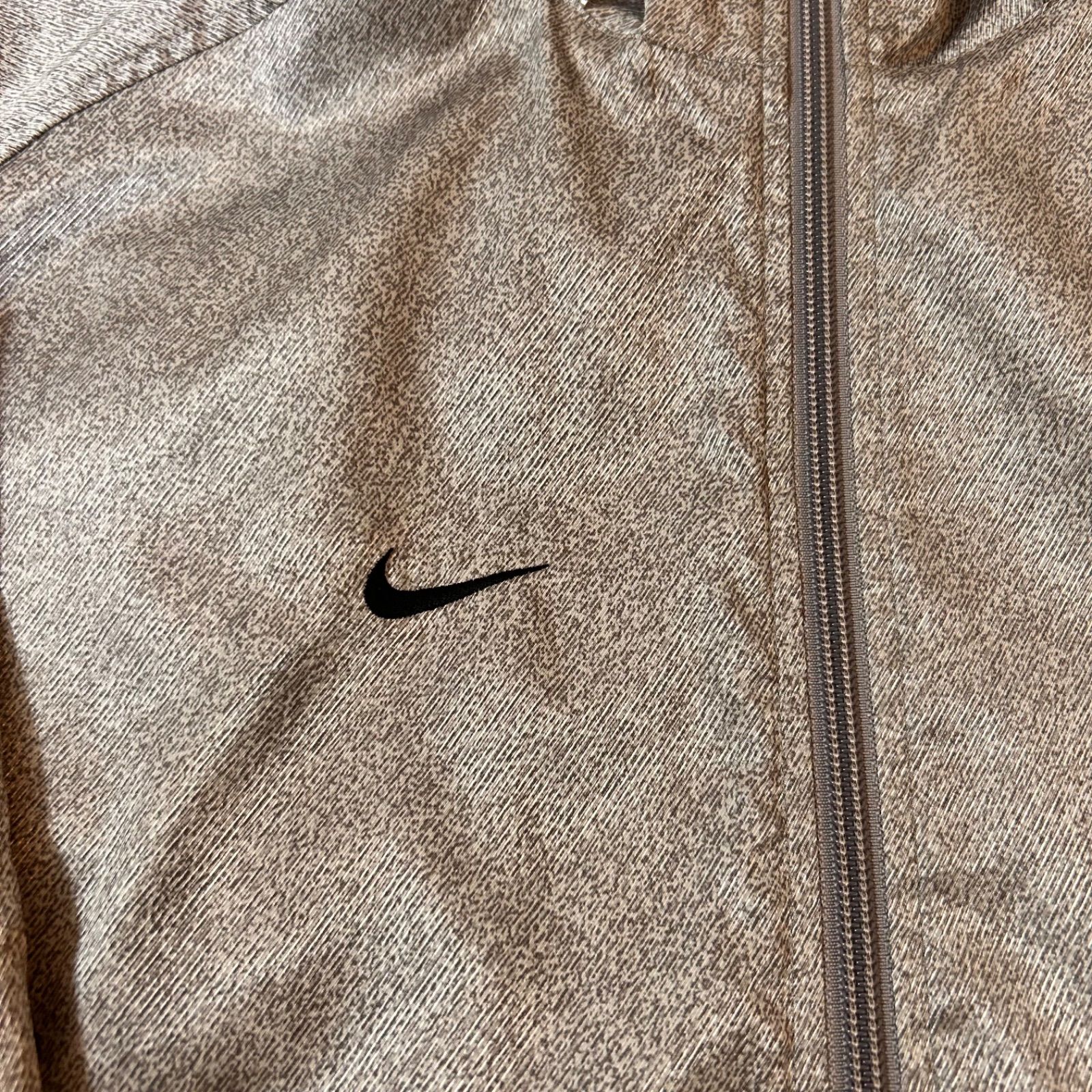 決算セール 00年代 OLD NIKE ナイロン ジャケット 光沢 00s刺繍