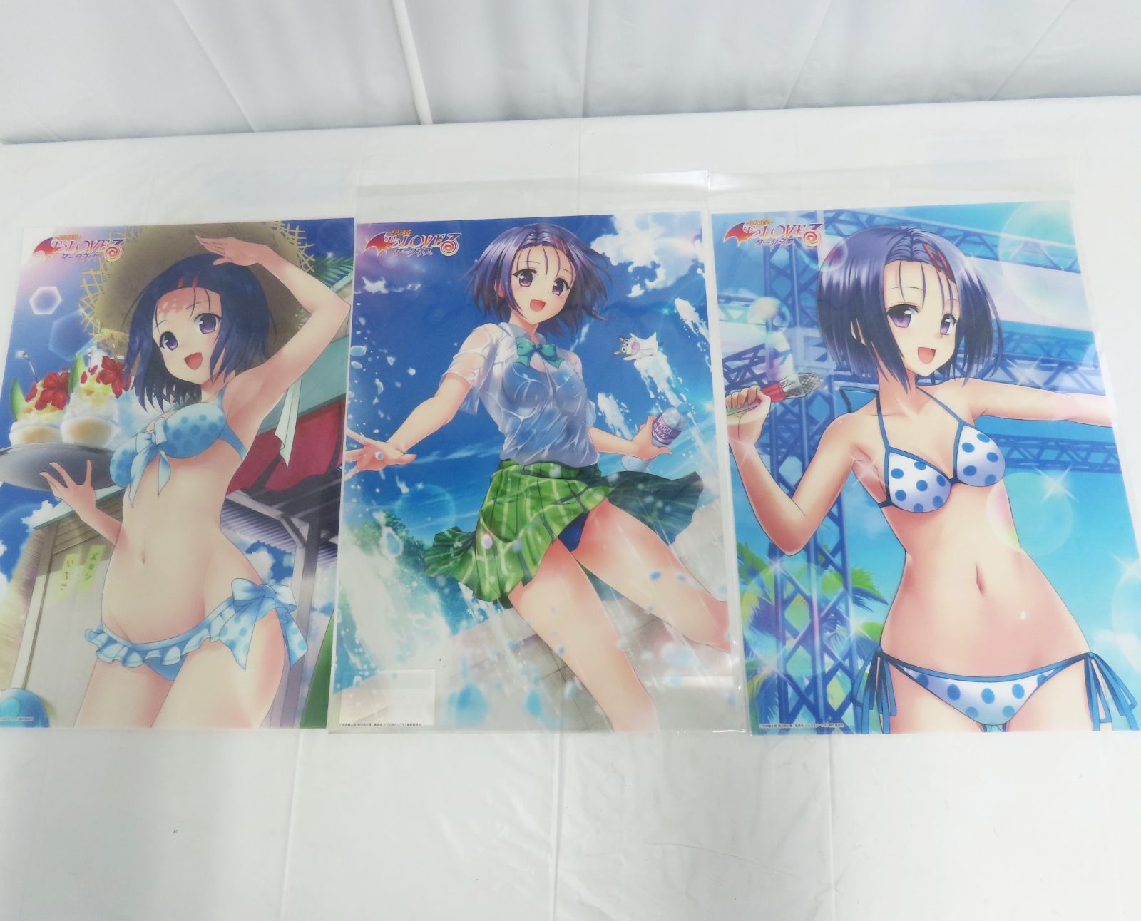 未開封☆ToLoveる ダークネス A3クリアポスター 15枚セット モモ