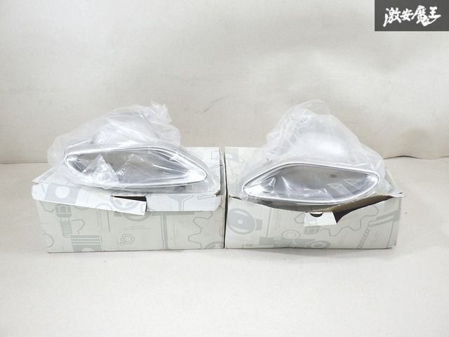 【未使用 ストア出品！】 メルセデスベンツ 純正 W205 Cクラス 前期 マフラーカッター 左右セット A2054901127 A2054901227 棚28-3
