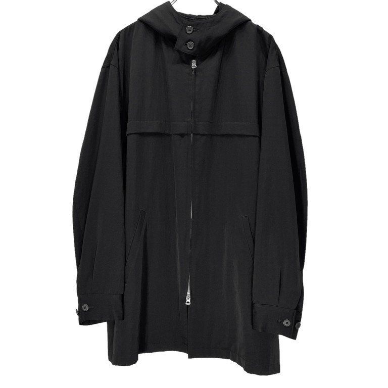 90’s Y’s for men vintageウールギャバジンロングジャケット Y's for men yohji yamamoto 黒 ウールギャバジン デザイン