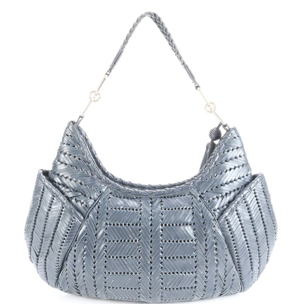 【極美品】アニヤハインドマーチ ショルダーストラップ レザー グレージュ アニヤ ハインドマーチ ANYA HINDMARCH 5050925 193542