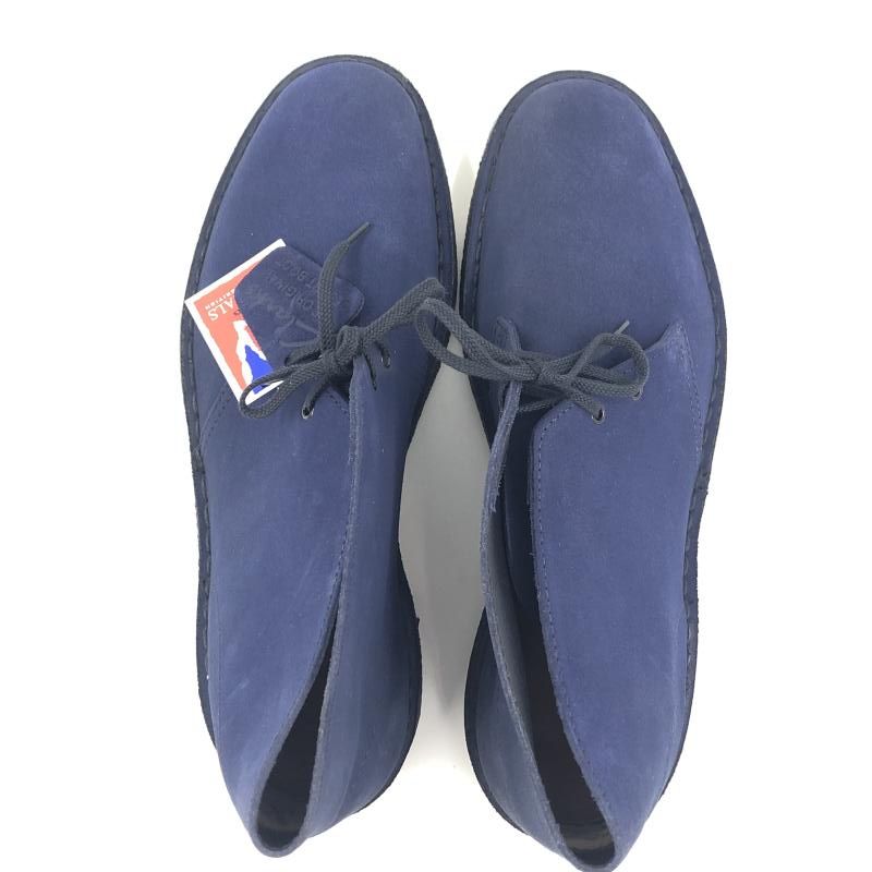 中古】Clarks 90s イングランド製 デザートブーツ ネイビー