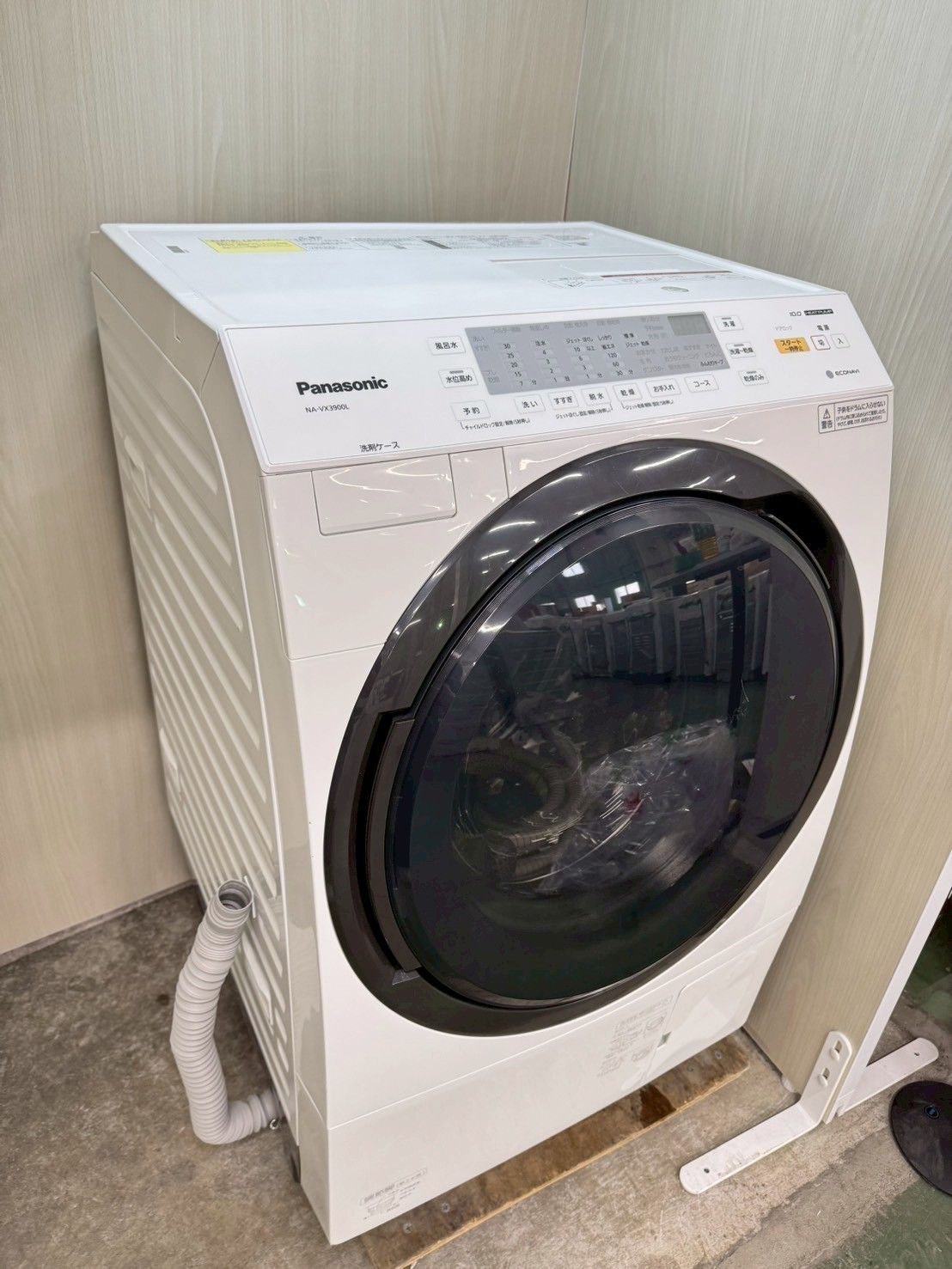 大阪 3か月保障付き 洗濯機 パナソニック 10kg 2019年 NA-VX3900L IS-242