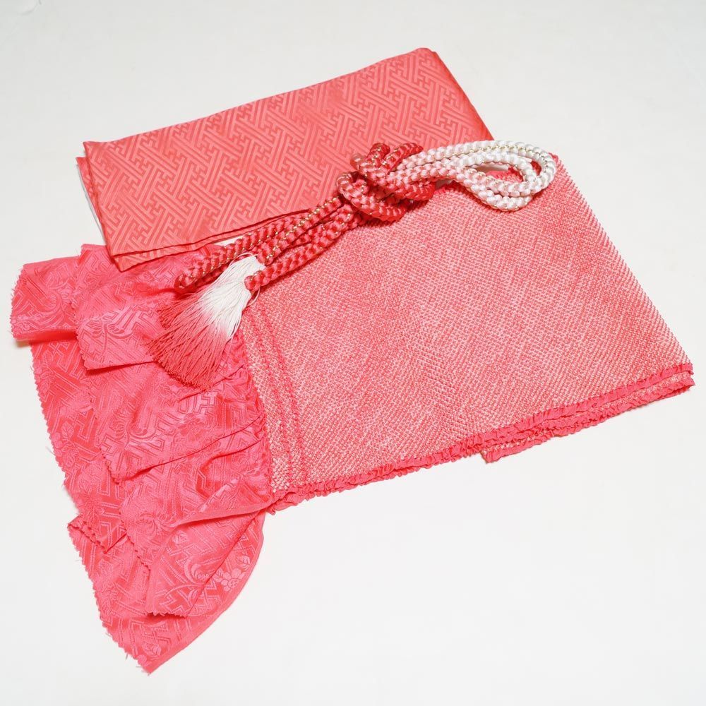 【専用】、正絹振袖、我妻紅型落款、重ね衿帯揚げ帯締め、袋帯、長襦袢★ 専用】、正絹振袖、我妻紅型落款、重ね衿帯揚げ帯締め、袋帯、長襦袢☆