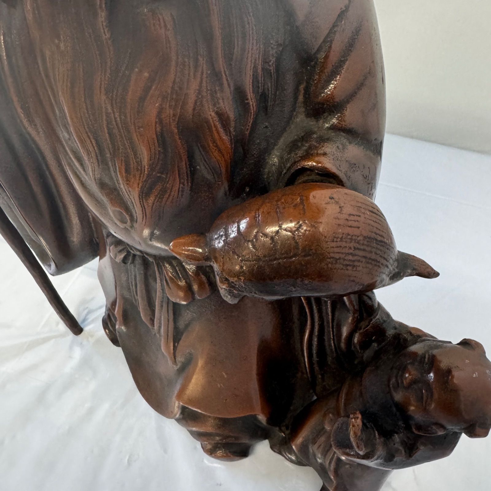 鋳物製(七福神の寿老人) 鋳物製(七福神の寿老人)