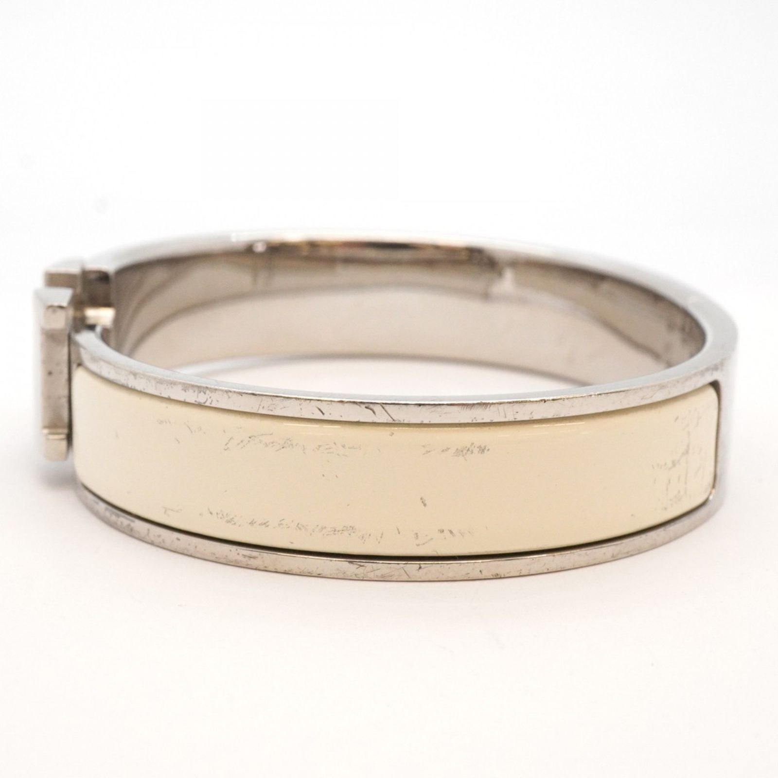【HERMES 】エルメス バングル クリッククラックPMシルバー ホワイトPM 楽天市場】【動画有】エルメス HERMES クリッククラックPM