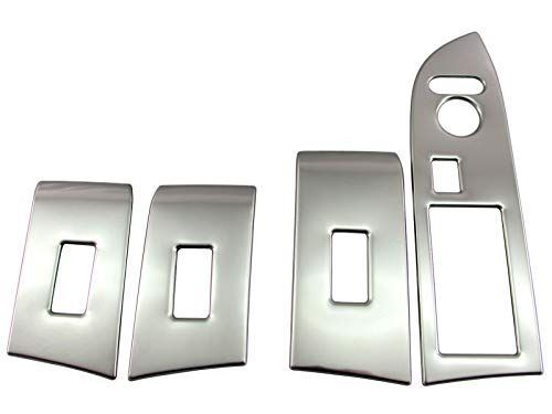 定番人気，HOT BRIGHTZ N-WGNカスタム JH3 JH4 ステンレスウィンドウスイッチパネルカバー 4PC サテンシルバー 【 WIN-SWI-018 】 JH H3 H4 3 4 カスタム N WGN NWGN エヌワゴン エヌ ワゴン Nワゴン エヌWGN 42 応募券