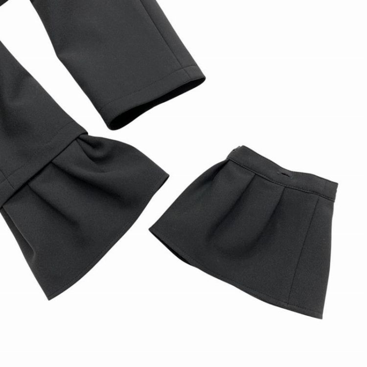 2025年 Rene ルネ ノーカラー ジャケット 替えカフス付き