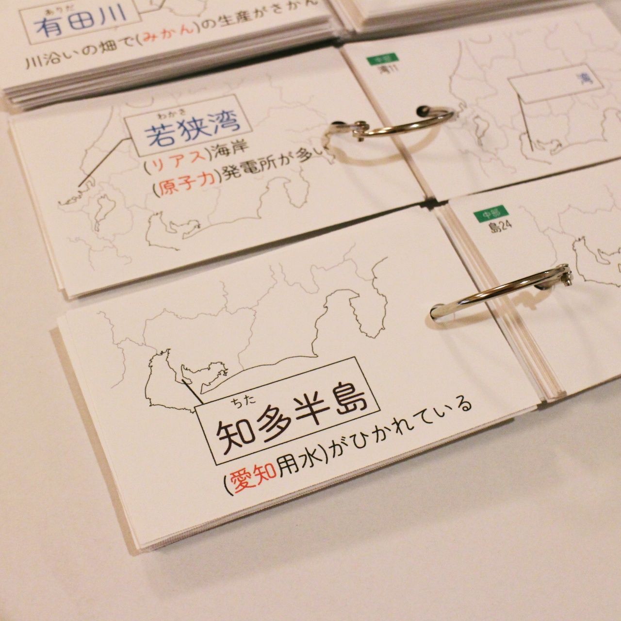 極める中学受験　社会(地理/地域別)暗記カード　サピックス　予習シリーズ 極める中学受験 社会(地理/地域別)暗記カード サピックス 予習