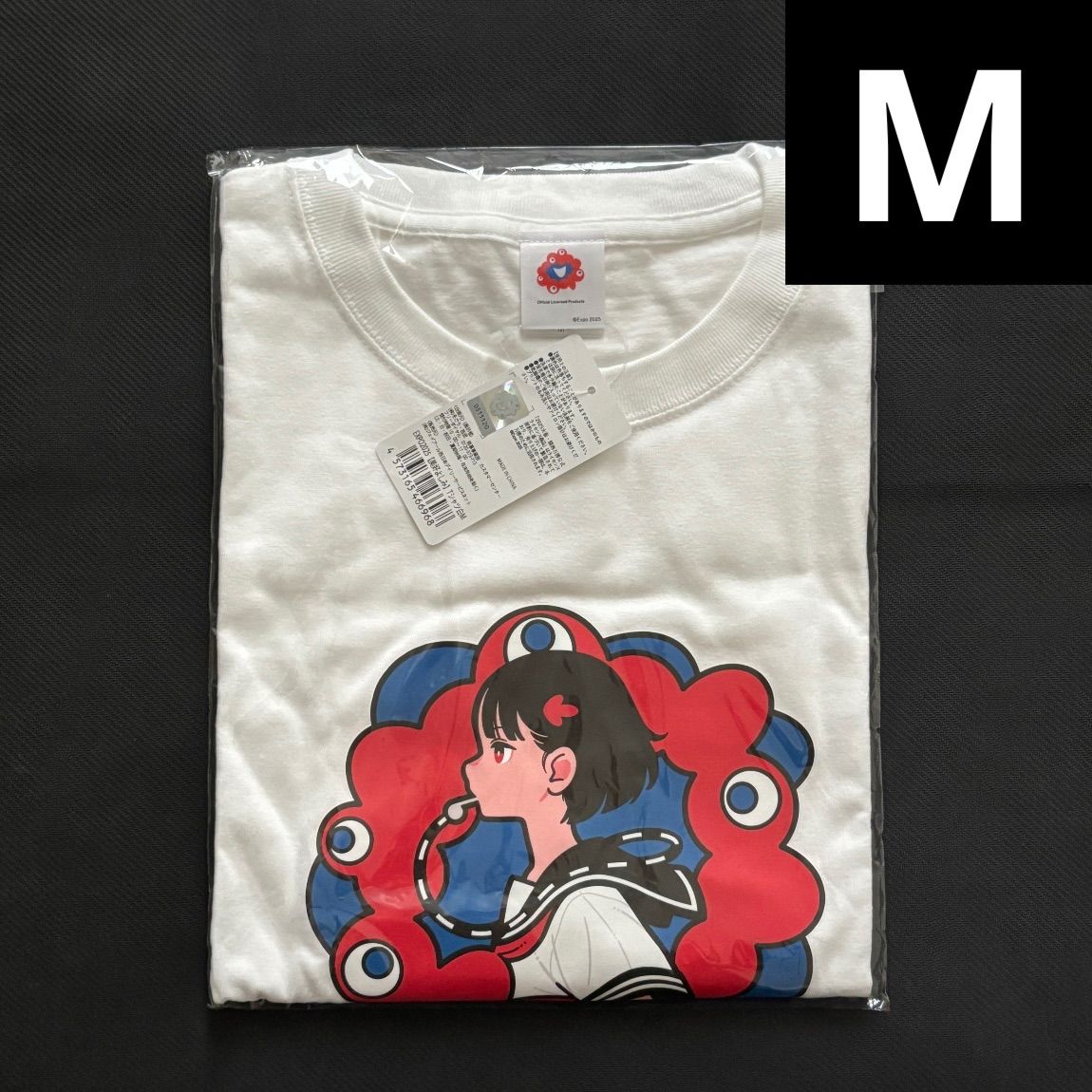 新品 未開封 万博 ミャクミャク 美好よしみ コラボTシャツ ホワイト L 新品 未開封 万博 ミャクミャク 美好よしみ コラボTシャツ