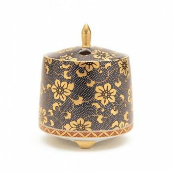 日本香堂 香炉 青粒 切立型 九谷焼 79524 WWW_OLIVIERBERNSTEIN_COM