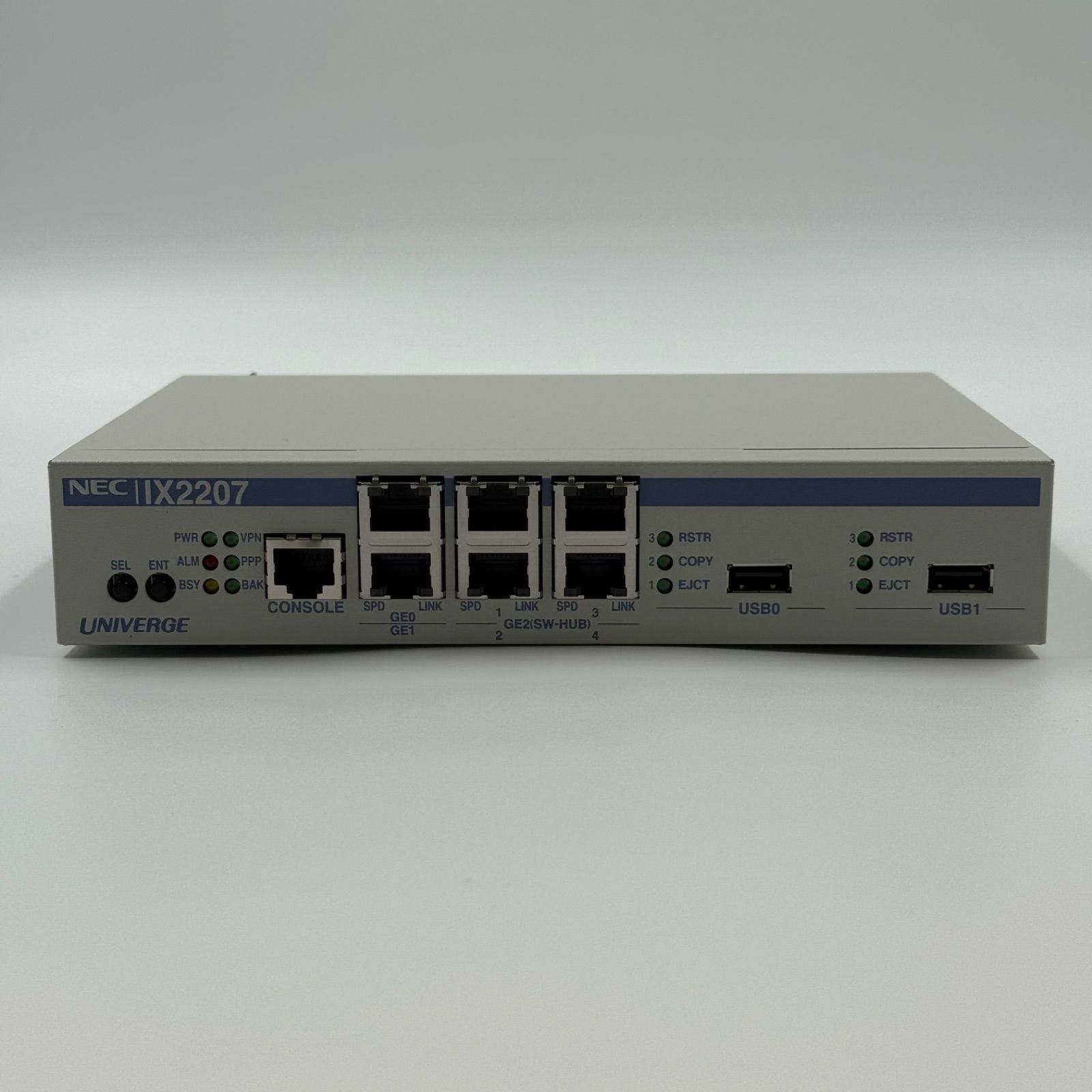 動作 のみ VPN構築ルータ UNIVERGE IXシリーズ UNIVERGE IX2207 NEC 拠点用ルータ
