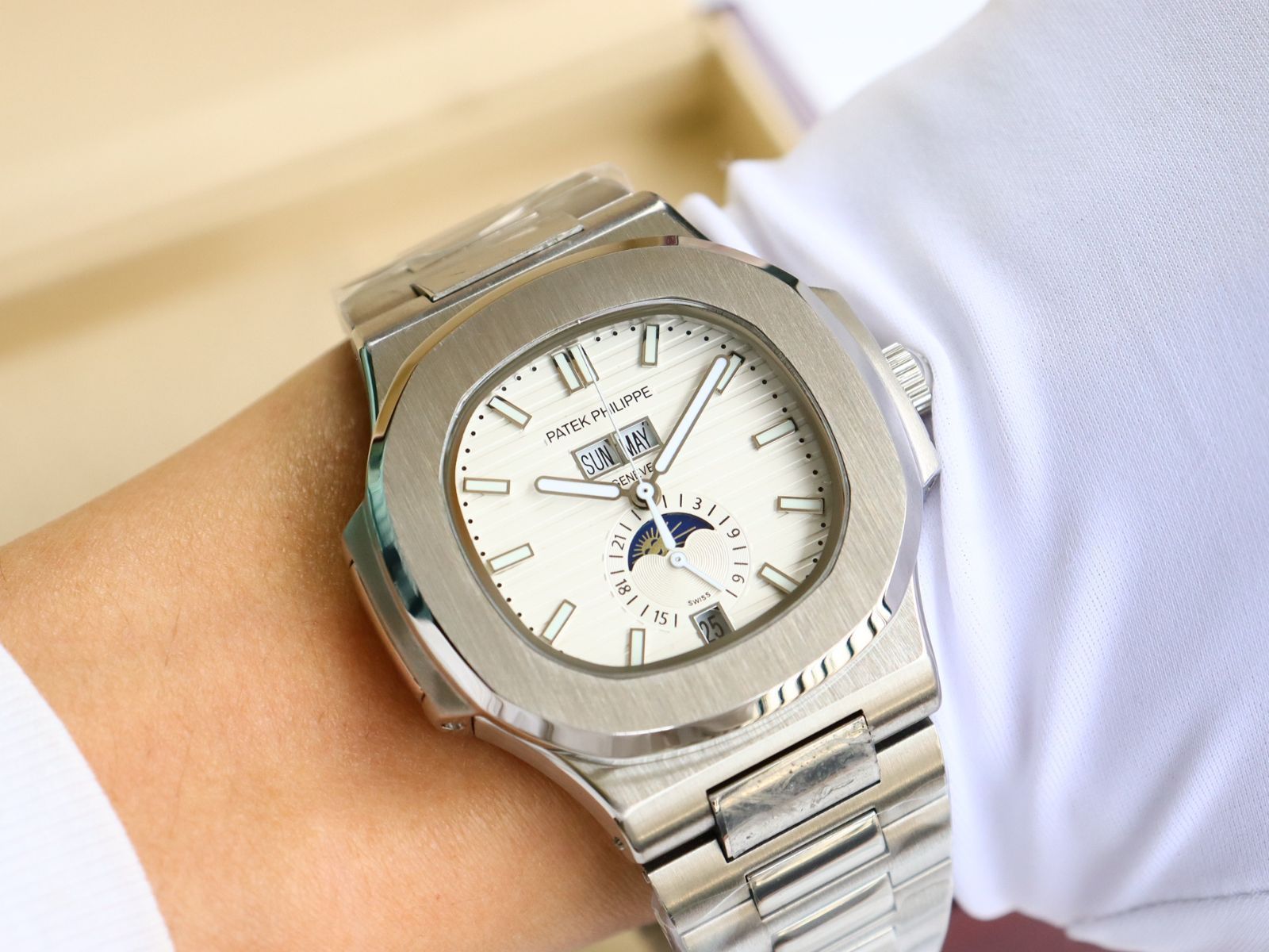 ♠ Patek Philippe オーデマピゲ ナチュラル マルチファンクション - ケース カード 袋付き｜ ｜ -MM輸入1
