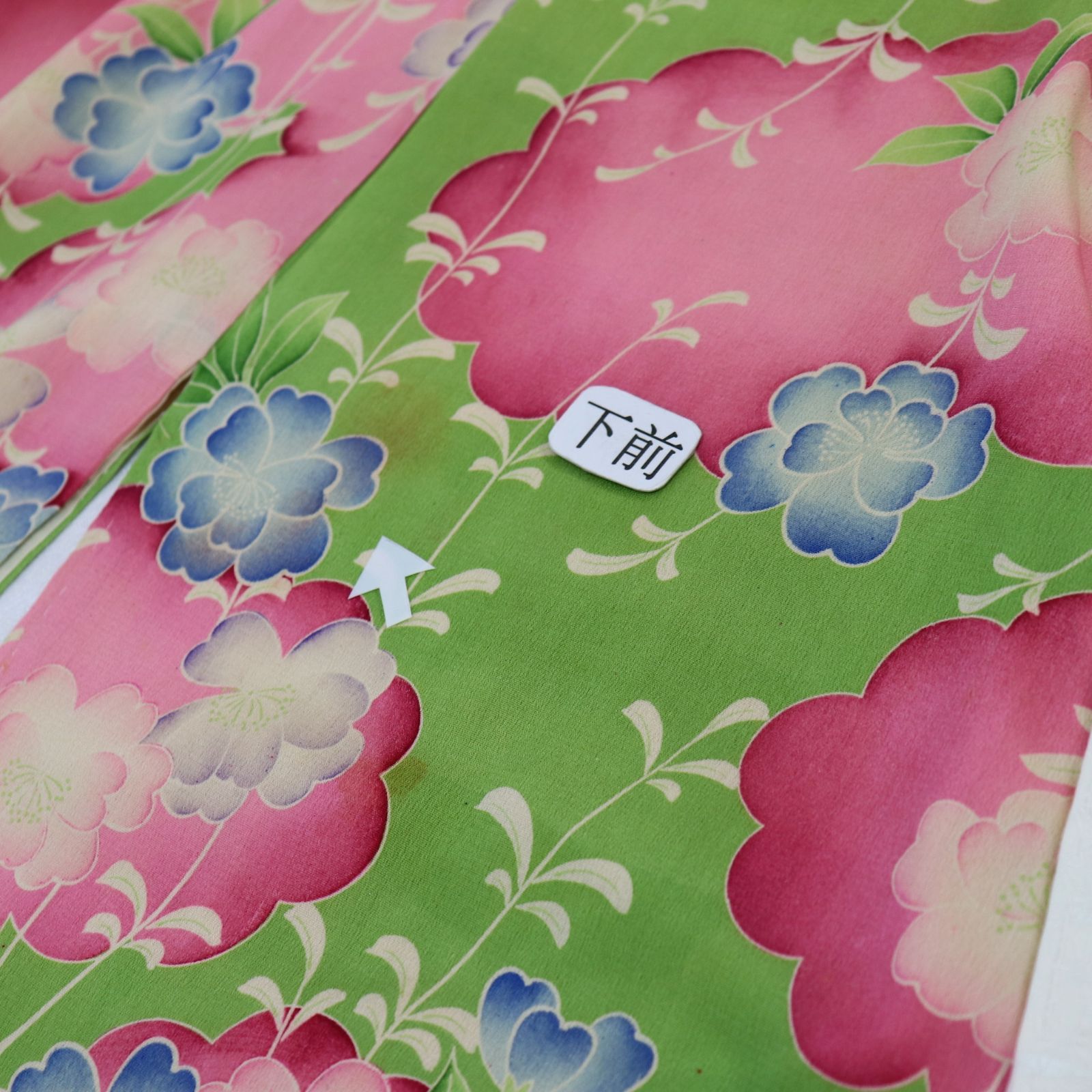 錦紗 優美な花模様