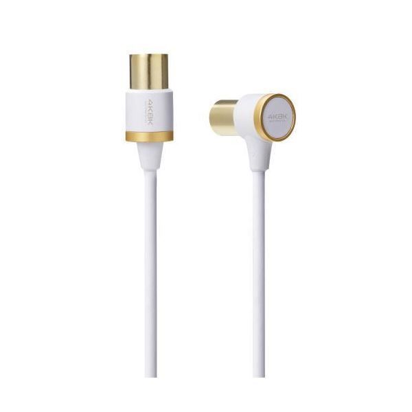 まとめ エレコム TV接続用アンテナケーブル DH-ATLS48K30WH ×3セット