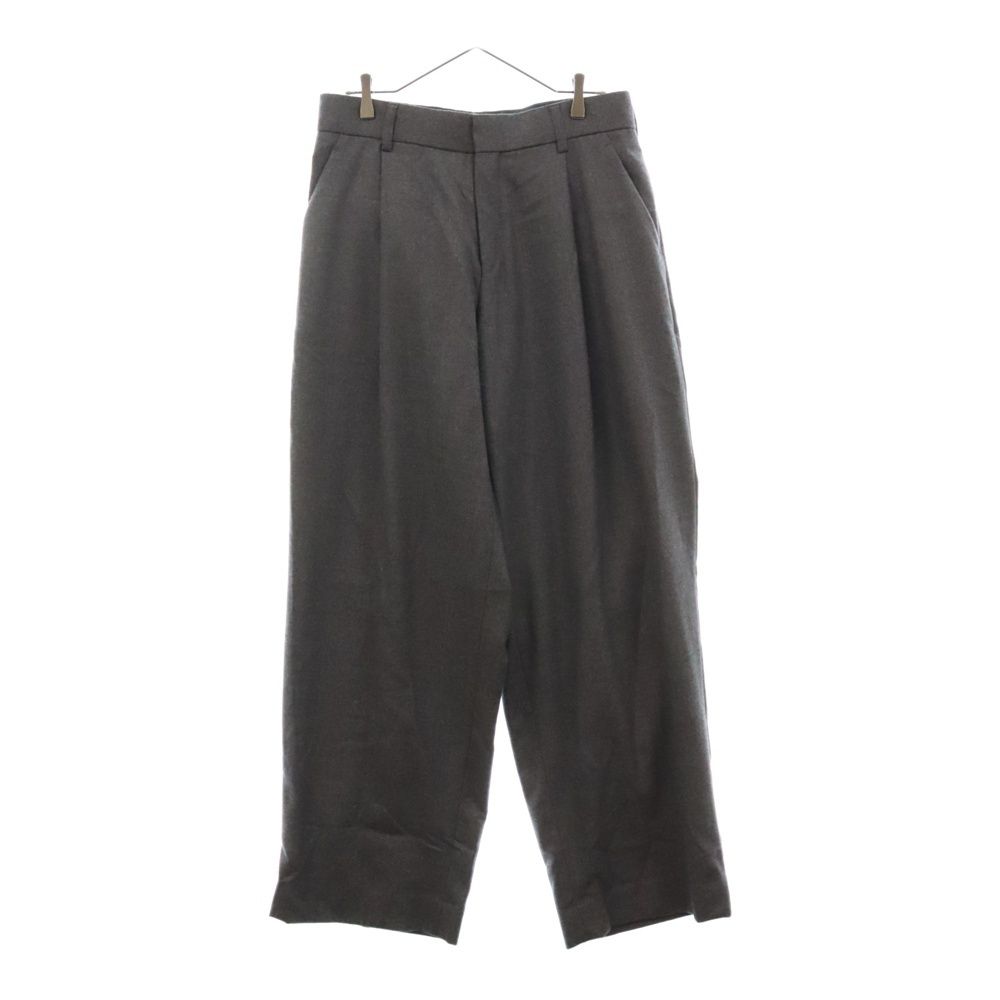 kolor (カラー) 22AW ウールタックパンツ グレー 22WCM-P16114 - メルカリ