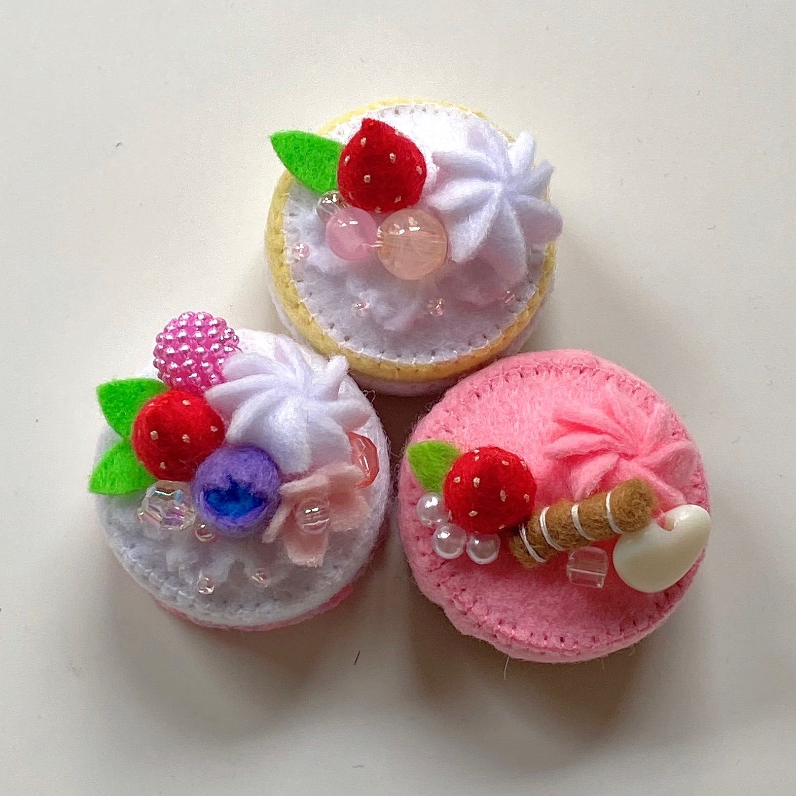 フェルトケーキ 3個セット 18 - メルカリ
