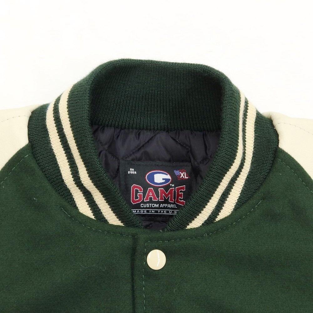 中古】ゲームスポーツウェア GAME SPORTSWEAR メルトンウール レザー  