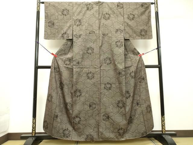 平和屋本店□極上 道行コート スリーシーズン 春夏秋 塵除け ロング丈