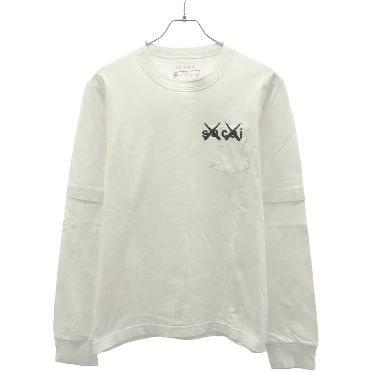 sacai cowsコラボ ロンt sacai kaws コラボTシャツ