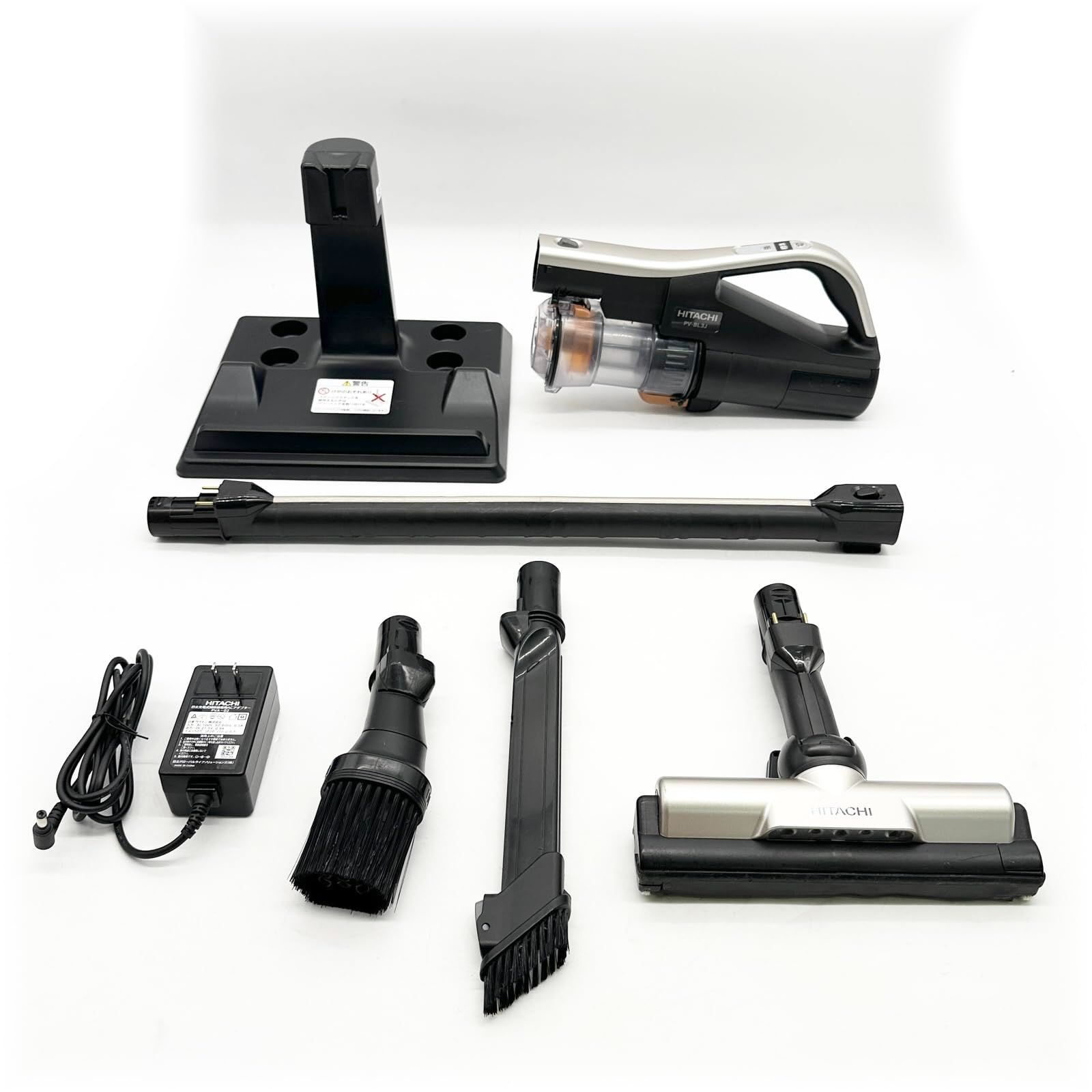 日立 掃除機コードレス スティッククリーナー 軽量 1.1Kg 自走式 LEDライト PV-BL3J ラクかるスティック 日本製 シャンパンゴールド ○1572