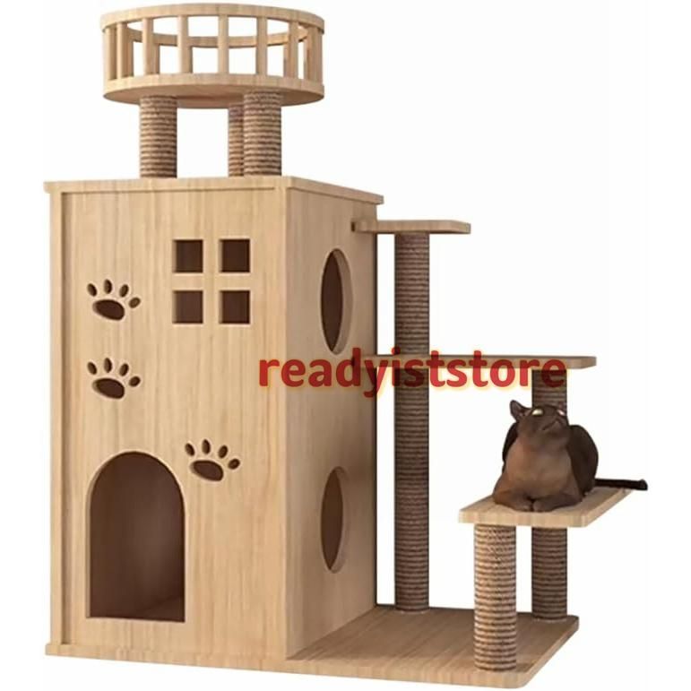 猫タワー 木製