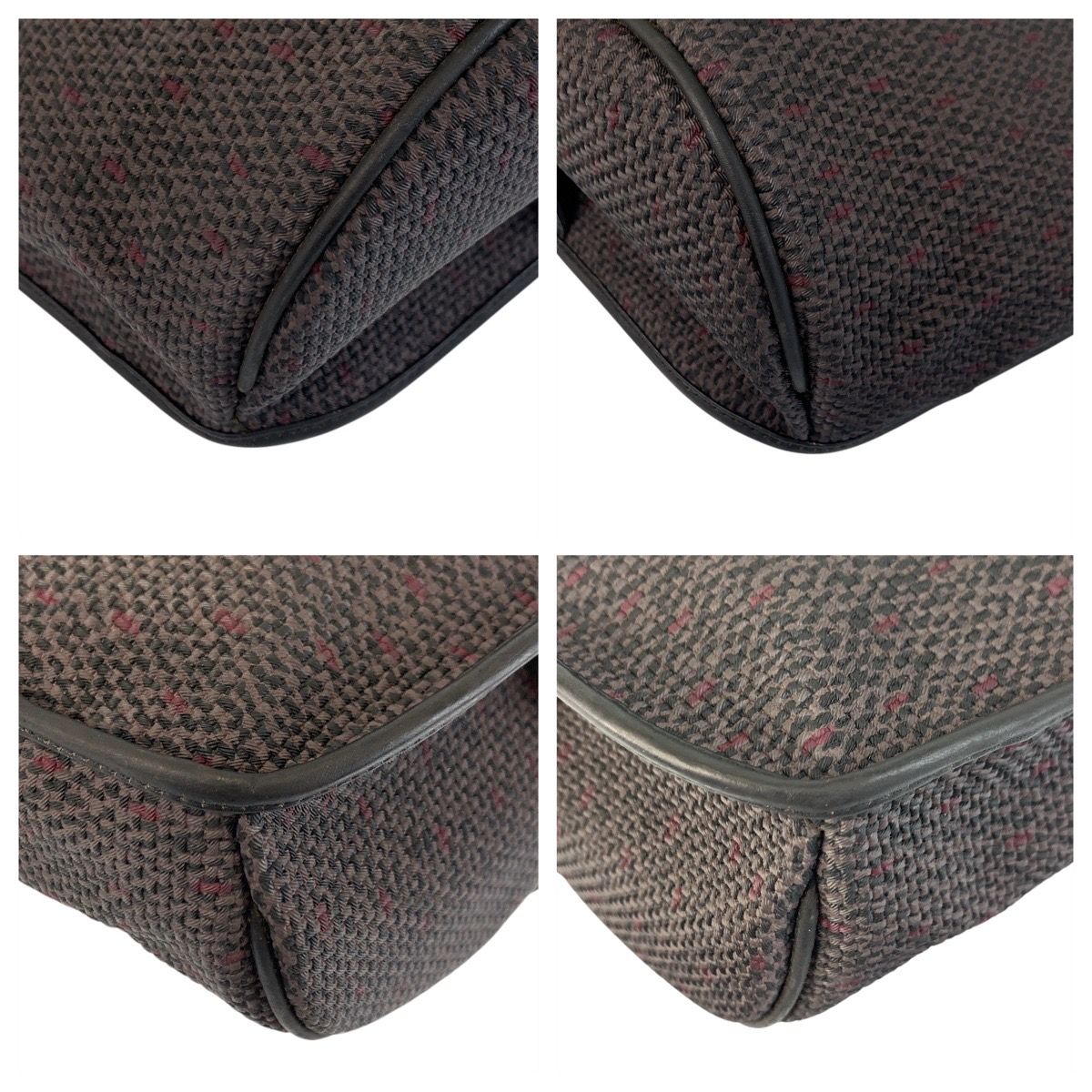 美品 YVES SAINT LAURENT イヴ サンローラン YSL グレー ブラック 黒  